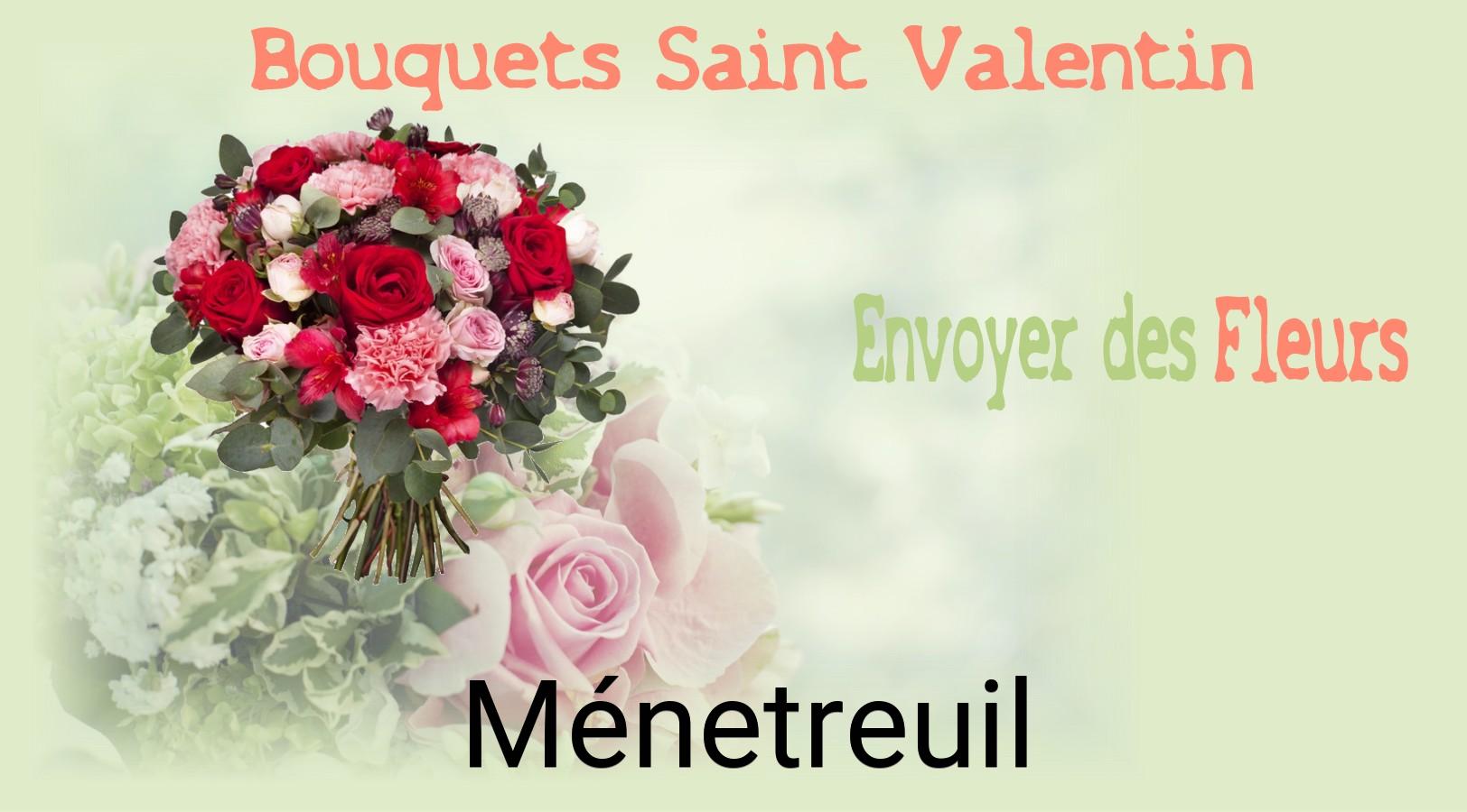 Roses de Saint-Valentin livrées à Ménetreuil